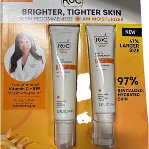 ROC Vitamin C + SPF 30 AM Moisturizer 2.5 fl oz (74ml) 2Pack.